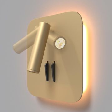 Maytoni IOS 176 C175-WL-01-6W-MG Wandlamp 9W/LED 3000K 540LM