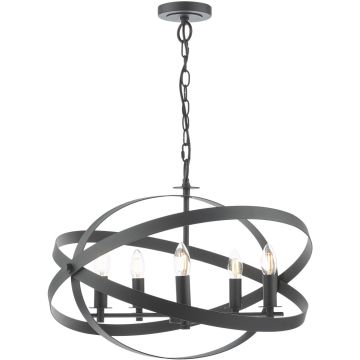 Dar Lighting Nitya NIT0522 Hanglamp 5x40w/e14