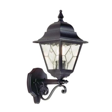 Elstead Lighting NORFOLK NR1-BLK Wandlamp 1x60W/E27 IP43