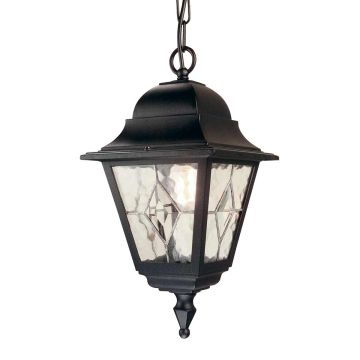Elstead Lighting NORFOLK NR9-BLK Hanglamp 1x60W/E27 IP43