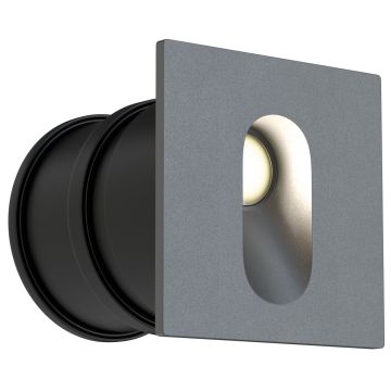 Maytoni VIA URBANA O022-L3GR Inbouwtraplamp 3W/LED 4000K 70LM IP44