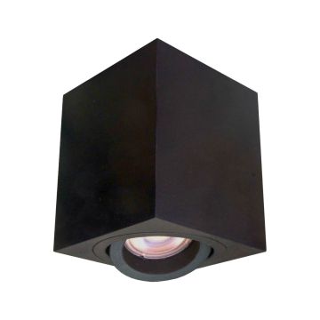 Light Prestige Lyon LP-5881/1SM BK Opbouwspot 1x50W/GU10 IP20