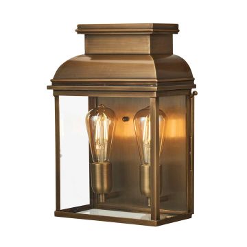 Elstead Lighting OLD BAILEY OLD-BAILEY-L-BR Wandlamp 2x60W/E27 IP44