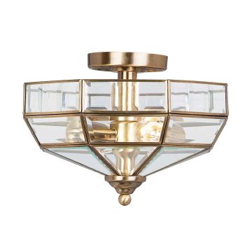 Elstead Lighting OLD PARK OLD-PARK-AB Plafondlamp 2x60W/E27