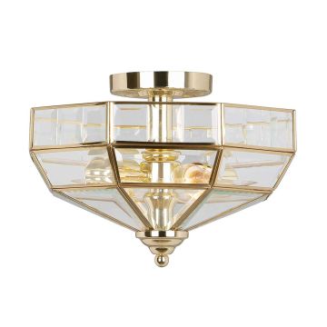 Elstead Lighting OLD PARK OLD-PARK-PB Plafondlamp 2x60W/E27