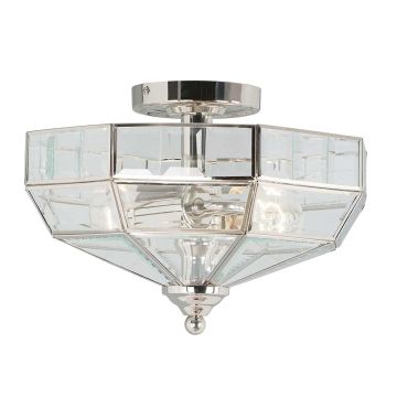 Elstead Lighting OLD PARK OLD-PARK-PN Plafondlamp 2x60W/E27