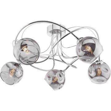 Dar Lighting Onawa ONA5450-15 Plafondlamp 5x40w/g9 ip20