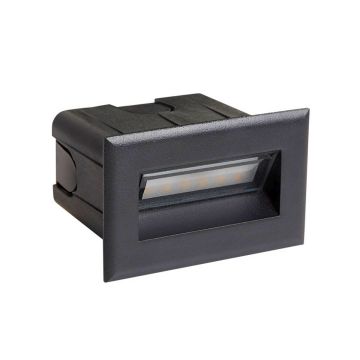 Italux Erba ONFL-0332-4K Inbouwtraplamp 1x3W/LED 4000K 225lm IP65