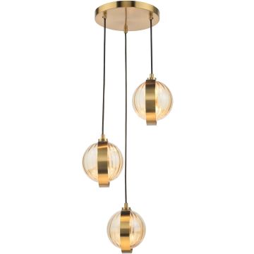Dar Lighting Ophira OPH0335 Hanglamp 3x5w/G9