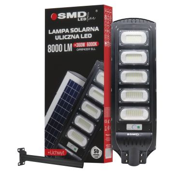 SMD LED SOLAR LED OPRP4359SLL Straatlantaarn 1x360W/LED 6000K 8000lm IP54