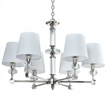 Cosmolight DOHA P06285 WH NI Kroonluchter 6x40W/E14 IP20
