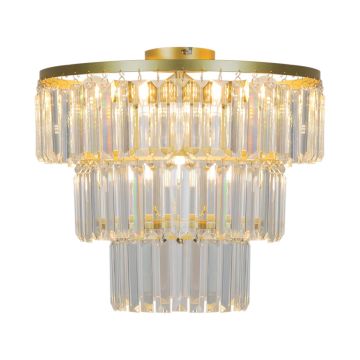Zuma Line TIFANNY P17127-4-GD Plafondlamp 4x40W/E14 IP20