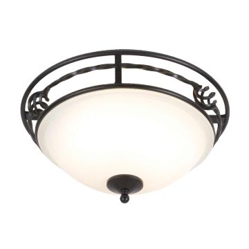 Elstead Lighting PEMBROKE PB-F-A-BLACK Plafondlamp 2x60W/E27