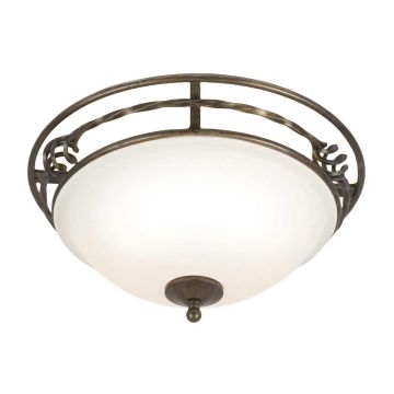 Elstead Lighting PEMBROKE PB-F-A-BLK-GOLD Plafondlamp 2x60W/E27