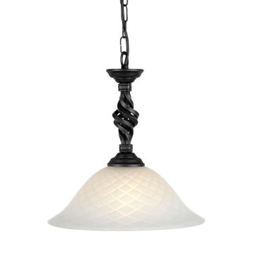 Elstead Lighting PEMBROKE PB-P-BLACK Hanglamp 1x60W/E27
