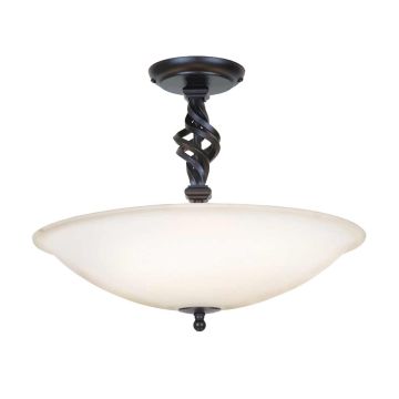 Elstead Lighting PEMBROKE PB-SF-A-BLACK Plafondlamp 3x60W/E14