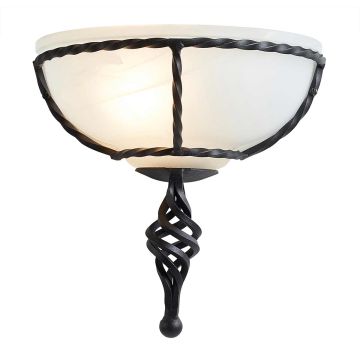 Elstead Lighting PEMBROKE PB-WU-BLACK Wandlamp 1x60W/E27