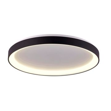 Italux Vico PLF-53675-078RC-BK-3KS4K-TRDIMM Plafondlamp 1x60W/LED 3000K|4000K 5300lm IP20
