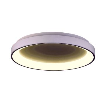 Italux Vico PLF-53675-078RC-WH-3KS4K-TRDIMM Plafondlamp 1x60W/LED 3000K|4000K 5300lm IP20