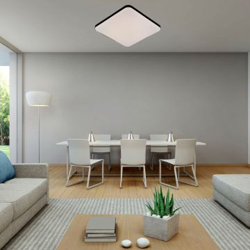 Light Prestige Babilon LP-335/1C S 4BK square Plafondlamp 1x18W/LED 4000K IP20