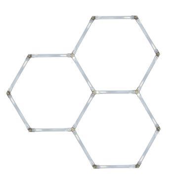 Light Prestige Geometric LP-0209/3C 4K Plafondlamp 15x4W/LED 4000K IP44