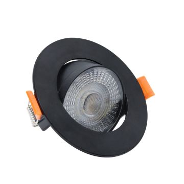 Light Prestige Plus LP-1506/1RS BK Inbouwspot 1x7W/LED 3000K|4000K|6000K 622lm IP20