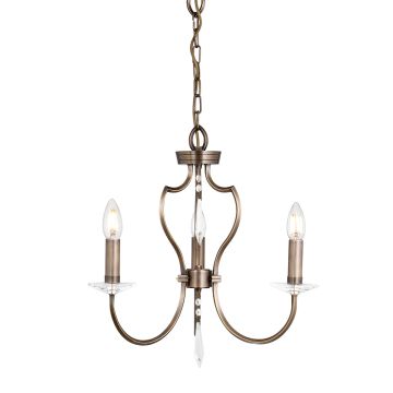 Elstead Lighting PIMLICO PM3-DB Kroonluchter 3x60W/E14
