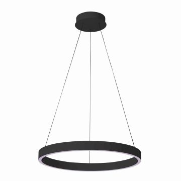 Italux Brasco PND-56215-080RPC-BK-3KS4K-TRDIMM Hanglamp 1x60W/LED 3000K|4000K 4500lm IP20