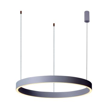Italux Brasco PND-56215-080RPP-WH-3KS4K-TRDIMM Hanglamp 1x60W/LED 3000K|4000K 4500lm IP20