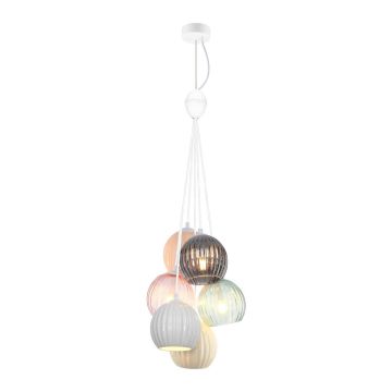 Italux Cases PND-94794-6A-MLTI Hanglamp 6x40W/E14 IP20