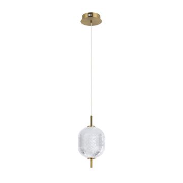 Italux Corado PND-81438-1A-GD Hanglamp 1x8W/LED 3000K 830lm IP20