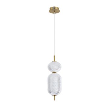 Italux Corado PND-81438-1C-GD Hanglamp 1x15W/LED 3000K 1647lm IP20