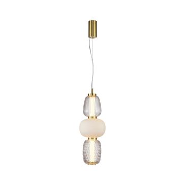 Italux Eris PND-98374-28W-GD Hanglamp 1x28W/LED 3000K 3748lm IP20