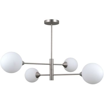 Italux EVORA PND-55342-4-SN Plafondlamp 4x5W/G9 IP20