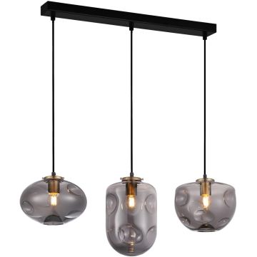 Italux HATELLA PND-112038-3-BRO+SG Hanglamp 3x40W/E27 IP20