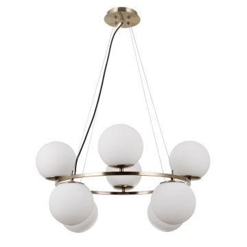 Italux LAROSA PND-33453-4-4-ABR Hanglamp 8x5W/E27 IP20
