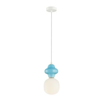 Italux Latera PND-94331-1S-BLU Hanglamp 1x40W/E14 IP20