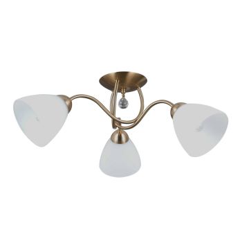 Italux Lugano PND-5643-3-HBR Plafondlamp 3x40W/E27 IP20