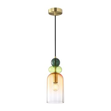 Italux Manso PND-37462C-MC-GD Hanglamp 1x40W/E14 IP20