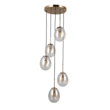 Italux Meolo PND-40825-5-GD Hanglamp 5x40W/E14 IP20