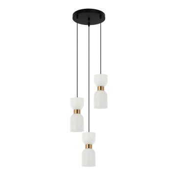 Italux Monza PND-57602-3-BK+BRO Hanglamp 3x40W/E27 IP20
