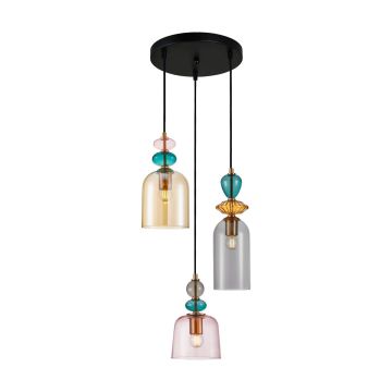 Italux Namos PND-27092-3A-MC-BRO Hanglamp 3x40W/E27 IP20