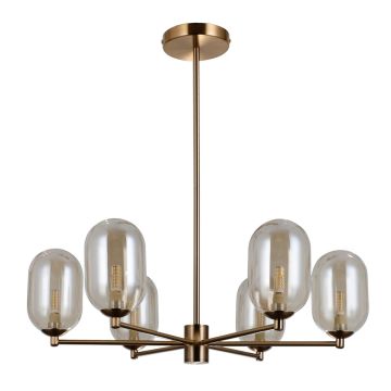 Italux PERANO PND-4215-6-HBR Hanglamp 6x5W/G9 IP20