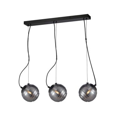Italux Perona PND-92389-3L-BK Hanglamp 3x40W/G9 IP20