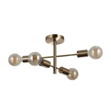 Italux PIANSI PND-4025-4-HBR Hanglamp 4x40W/E27 IP20