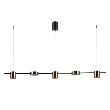 Italux REMDAL PND-16374-5-BK-3K Hanglamp 30W/LED 3000K 2300LM IP20