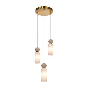 Italux Santos PND-95331-3-BRSS Hanglamp 3x40W/G9 IP20