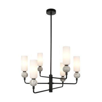Italux Santos PND-95331-6-BK Plafondlamp 6x40W/G9 IP20