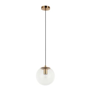 Italux Sarpo PND-58867-1S-BK-BRO Hanglamp 1x40W/E27 IP20