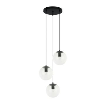 Italux Sarpo PND-58867-3S-BK Hanglamp 3x40W/E27 IP20